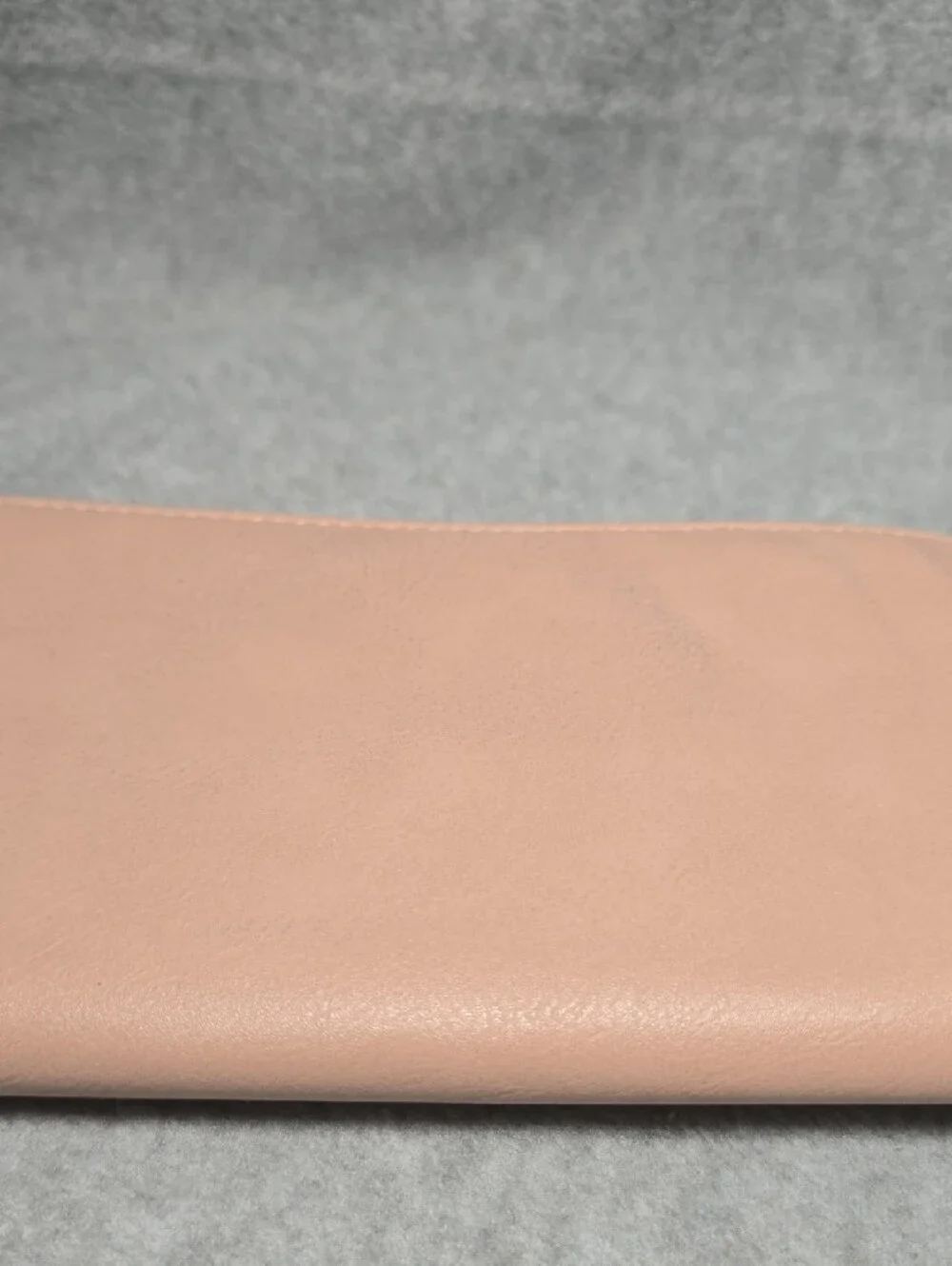 Nicole Miller Pink Zip-Around Wallet with Gold Logo